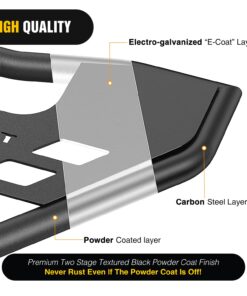 Nilight Off Road Front Tubular Doors with Side View Mirrors Compatible with 2018 2019 2020 2021 2022 2023 Wrangler JL 2020 2021 2022 2023 Gladiator JT 2 Door Only, 2 Years Warranty 2 Front Tubular Doors 2018-2023 JL/JT 14 71hpNRbGAxL