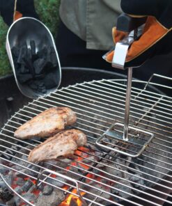 Charcoal Companion CC1089 Heavy Duty Grill Grate Lifter, 12.3 Inches, Steel 10 71hpsrTGsHL