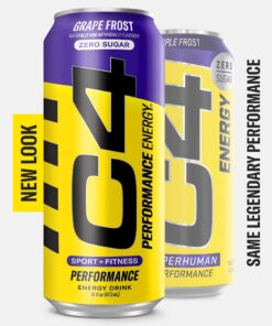 C4 Energy Carbonated Zero Sugar Energy Drink, Pre Workout Drink + Beta Alanine, Purple Frost, 16 Fl Oz (Pack of 12) Grape Frost 16 Fl Oz (Pack of 12) 10 71hpyBqPdbL