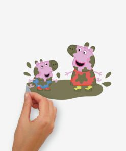 RoomMates RMK3183SCS Peppa The Pig Peel and Stick Wall Decals 42 71hs6BLpBoL