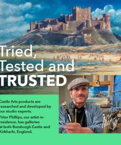 Castle Art Supplies 72 Watercolor Pencils Set | Vibrant Pigments for Blending, Drawing and Painting | For Adults, Hobbyists and Professionals I Protected and Organized in Presentation Tin Box 26 71hsJ3wHv4L