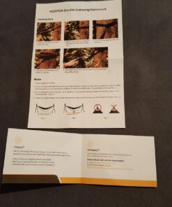 Kootek Camping Hammock Double & Single Portable Hammocks Camping Accessories for Outdoor, Indoor, Backpacking, Travel, Beach, Backyard, Patio, Hiking Grey & Sky Blue Large 51 71hsNbwzAGL