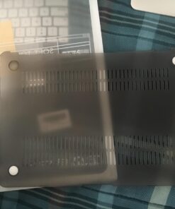 iBenzer Basic Soft-Touch Series Plastic Hard Case, Keyboard Cover, Screen Protector for Apple Macbook Air 13-inch 13" A1369/1466, Gray 18 71hsidWv4vL