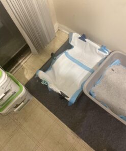 Amazon Basics Dog and Puppy Pee Pads with 5-Layer Leak-Proof Design and Quick-Dry Surface for Potty Training, X-Large, 28 x 34 Inch - Pack of 40, Blue & White Unscented X-Large (40 Count) 22 71hswsSmXL 1