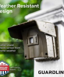 Alternative view of Guardline 500 Foot Range Wireless Driveway Alarm [1 Motion Detector Alarm Sensor & 1 Receiver] Weatherproof Outdoor Security Alert System for Home & Property 1 Sensor + 1 Receiver set [500 ft]