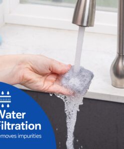 Petmate Replendish Gravity Waterer With Microban for Cats and Dogs, 2.5 Gallons,Blue, Made in USA Blue 2.5 GAL 31 71hvtfhGCwL