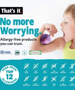 That's it. Variety Pack 100% Natural Real Fruit Bar, Best High Fiber Vegan, Gluten Free Healthy Snack, Paleo for Children & Adults, Non GMO No Added Sugar, No Preservatives Energy Food (12 Pack) 12 Count (Pack of 1) 18 71hw02qBP4L