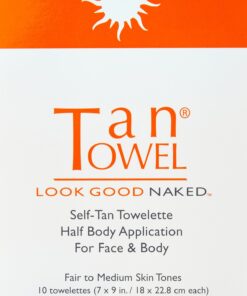 Tan Towel Self Tan Towelette Wipe Medium Deep Classic 10 Count 10 Count (Pack of 1) 14 71hwS2gqHsL