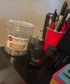 Yalis Push Pins 600 Count, Standard Clear Thumb Tacks Steel Point and Clear Plastic Head 36 71hyIncmdIL