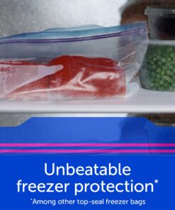 Ziploc Gallon Food Storage Freezer Bags, Grip 'n Seal Technology for Easier Grip, Open, and Close, 28 Count 28 Count (Pack of 1) 16 71hyJ1F6c9L