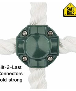 Safe Kidz Cargo Climbing Net, 100% Polyester Rope Ladder, 96" L x 30" W + Drill Bit & Instructions Regular 23 71hyLpB2FrL
