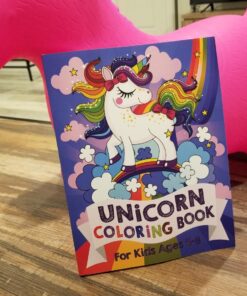 Unicorn Coloring Book: For Kids Ages 4-8 (US Edition) (Silly Bear Coloring Books) 30 71hyV16fL