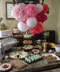 Beistle White Paper Lantern Assortment, Assorted Sizes, 5 Paper Lanterns In Package 1 30 71hyoavXw7L