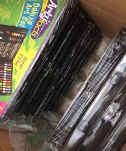 Darice 120-Piece Deluxe Art Set – Art Supplies for Drawing, Painting and More in a Plastic Case - Makes a Great Gift for Children and Adults 35 71hzH6AE2cL