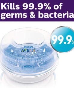 Alternative view of Philips AVENT Microwave Steam Sterilizer for Baby Bottles, Pacifiers, Cups and More, SCF281/05 Microwave Sterilizer Without dryer