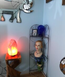 Crystal Allies 2 Natural Himalayan Salt Lamp w/Bulb, Dimmer Cord 26 71hzxaOOwuL 1