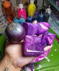 LET'S RESIN Resin Molds Silicone Kit for Beginners,7 PCS Large Epoxy Resin Molds Including Pyramid, Sphere,Cube, Rectangle,Candle Holder Resin Molds,Round/Square Coaster Molds for Resin Casting 59 71i A5pkPoL