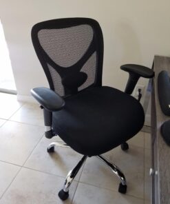 Flash Furniture Big & Tall Office Chair | Adjustable Height Mesh Swivel Office Chair with Wheels Black 31 71i fbuRaqL