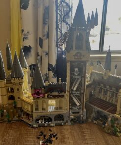 LEGO Harry Potter Hogwarts Castle 71043 Building Set - Model Kit with Minifigures, Featuring Wand, Boats, and Spider Figure, Gryffindor and Hufflepuff Accessories, Collectible for Adults and Teens Standard 80 71i0XVsxrdL