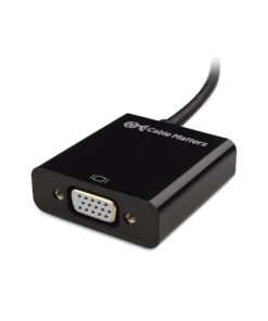 Cable Matters Micro HDMI to VGA Adapter (Micro HDMI to VGA Converter) in Black 12 71i0Z6g 3XL