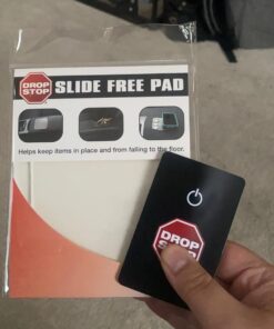 Drop Stop - The Original Patented Car Seat Gap Filler (AS SEEN ON Shark Tank) - Set of 2 and Slide Free Pad and Light 30 71i0uiY66L