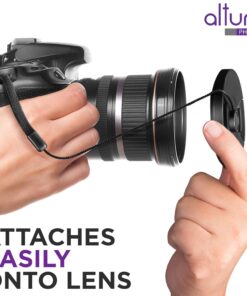 5 Pcs Altura Photo Lens Cap Keeper, Camera Lens Cap Leash for DSRL & Mirrorless Lenses - Camera Lens Keeper/Lens Holder for Canon, Nikon, Sony, Sigma, Tamron & Others Camera Lens Accessories 26 71i1hPqBceL 3