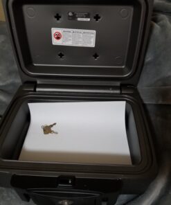 Sentry Safe Safe Box, Fireproof Waterproof, Lock Box, Black, Exterior: 14.3 in W x 13 in D x 6.1 in H 39 71i1wLkRU L