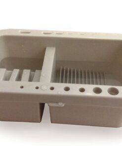 Portable Paint Brush Caddy and Holder with Storage Lid and Water Troughs 10.5 inches Gray Plastic 7 71i2Gtjg29L
