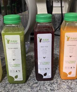 3 Day Juice Cleanse by Raw Fountain, All Natural Raw Detox Cleanse, Weight Management Program, Cold Pressed Fruit and Vegetable Juices, Tasty and Energizing, 18 Bottles 12oz, 3 Ginger Shots 3 Day Cleanse 36 71i308lnLUL