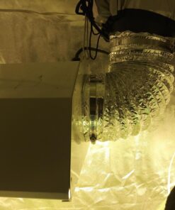 VIVOSUN 6 Inch 25 Feet Non-Insulated Flex Air Aluminum Ducting Dryer Vent Hose for HVAC Ventilation w/Two 6 Inch Stainless Steel Clamps 6" x 25FT Silver 31 71i3tFtizvL