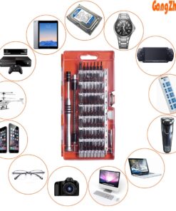 GANGZHIBAO 90pcs Electronics Repair Tool Kit Professional, Precision Screwdriver Set Magnetic for Fix Open Pry Cell Phone, Apple iPhone, Computer, PC, Laptop, Tablet, iPad, Mac book with Portable Bag 23 71i4L mdUsL