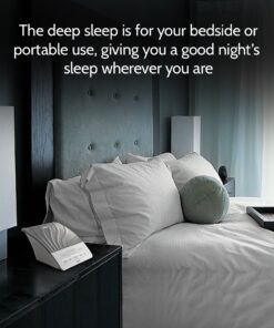 HoMedics Deep Sleep I Therapy Machine | White Noise Device, Timer, Dual Speakers, Adjustable Tone & Volume | 4 Soothing Sounds, Masks Distractions, Sleep Therapy, Adapter or Battery Operated 9 71i5757E7mL