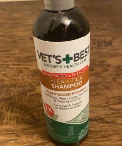 Vet’s Best Flea & Tick Advanced Strength Dog Shampoo - Dog Flea and Tick Treatment - Plant-Based Formula - Certified Natural Oils - 12 oz 23 71i5GqtjJSL 1