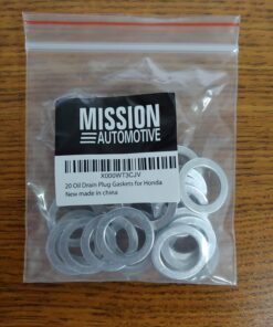 20-Pack of Oil Crush Washers/Drain Plug Gaskets Compatible with Honda - Compatible with OEM 94109-14000 - Fits Civic, Accord, CR-V/CRV, Pilot, Odyssey and More - by Mission Automotive 31 71i5Qsym NL