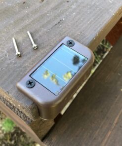 GIGALUMI 12 Pcs Solar Deck Lights, Bronze Finished Waterproof Led Solar Lamp for Outdoor Pathway, Yard, Patio, Stairs, Step and Fences. (Warm White) Warm White 34 71i5rFXh0AL