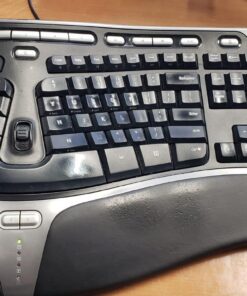 Microsoft Wired Natural Ergonomic Keyboard 4000, Retail Black 50 71i69LB7QBL