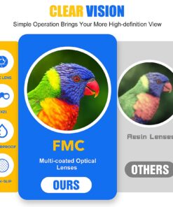 LET'S GO! Binocular for Kids, Compact High Resolution Shockproof Binoculars Light pink 11 71i6HqhCa3L