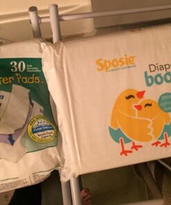 Sposie Diaper Booster Pads - Diaper Pads Inserts Overnight, Cloth Diaper Inserts and Overnight Diapers Size 4-6, Diaper Liners Baby Products 53 71i6RSWujUL