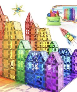 Magnetic Tiles Kids Toys STEM Magnet Toys for Toddler Magnetic Blocks Building Toys Preschool Learning Sensory Montessori Toys for 3+ Year Old Boys and Girls, Safe Creativity Toddler Kids Toys 31 71i7OjNBtIL