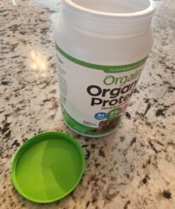 Orgain Organic Vegan Protein Powder, Creamy Chocolate Fudge - 21g Plant Based Protein, Gluten Free, Dairy Free, Lactose Free, Soy Free, No Sugar Added, Kosher, For Smoothies & Shakes - 2.03lb 20 Servings (Pack of 1) 44 71i89ZQOzHL 2