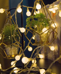 43 ft 70 Led Christmas Lights Globe String Lights Plug in for Bedroom Decor Indoor Outdoor Fairy Light for Home Wall Garden Decorations Warm White 59FT Globe String Lights 20 71i8RNZgL