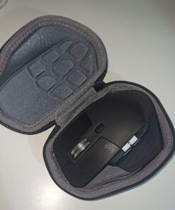 co2CREA Hard Travel Case Replacment for Logitech MX Master 2S / MX Master 3 Wireless Mouse (Black Case + Inside Grey) Black Case+Inside Grey Case for Master 2S/3 36 71i8VD3 KhL