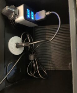 Soundbot SB360 Bluetooth Car Kit Wireless Universal Receiver Transmitter Hands-Free Talking & Music Streaming Dongle w/ 10W Dual Port 2.1A USB Charger + Magnetic Mounts + Built-in 3.5mm Aux Cable 45 71i8fslZyEL