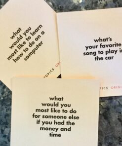 TableTopics Original - 10th Anniversary Edition: Questions to Start Great Conversations, The Best Way to Spark a New Conversation & Create New Memories with Friends & Family, Or Meeting Someone New 30 71i9dI5ojXL 1