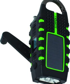 Eton - Scorpion II Rugged Multipowered Portable Emergency Weather Radio & Flashlight Green, Hand Crank, LED Flashlight, Smartphone Charger, Solar Power, 800 MAH Battery, Commitment to Preparedness 23 71i9e9pxcGL