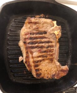 Lodge L8SGP3 Cast Iron Square Grill Pan, Pre-Seasoned, 10.5-inch 10.5 Inch 60 71iA3zck79L