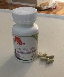 Zahler - Iron Supplement with Vitamin C - Capsule Iron Pills for Women and Men - High Absorption, Easy on Stomach, Kosher Ferrous Iron Supplements with Vitamins C, B12, Folate & More - 100 Count 100 Count (Pack of 1) 27 71iANA y5yL