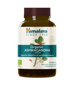 Himalaya Organic Ashwagandha, 60 Day Supply, Herbal Supplement for Stress Relief, Energy Support, Occasional Sleeplessness, USDA Certified Organic, Non-GMO, Vegan, Gluten Free, 670 mg, 60 Caplets 26 71iAi4dkyDL