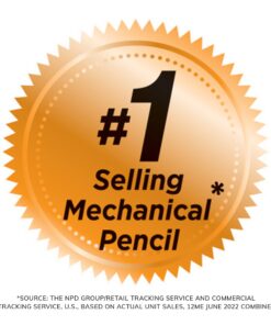 BIC Xtra-Smooth Mechanical Pencils with Erasers (MPCE40-BLK), Bright Edition Medium Point (0.7mm), 40-Count Pack, Bulk Mechanical Pencils for School or Office Supplies, Gifts for Students Xtra-Smooth Bright Edition 32 71iB1jmRqoL