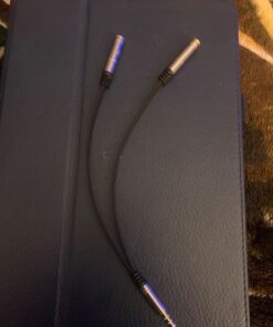 KINGTOP Auxiliary 3.5mm Headphone Mic Splitter, Compatible with Gaming Headsets, Laptops, PS4, PS5, Xbox One S, Nintendo Switch, Tablets, Mobile Phones, and PC Black 38 71iBK0OeV2L